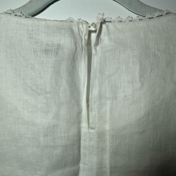BRAND NEW J CREW white linen blouse women’s size 12 - Picture 9 of 13